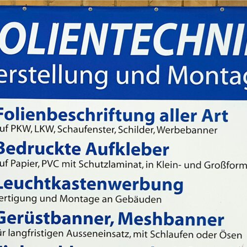 Aussenbanner PVC Plane Profekta Aussenbanner PVC Plane Profekta